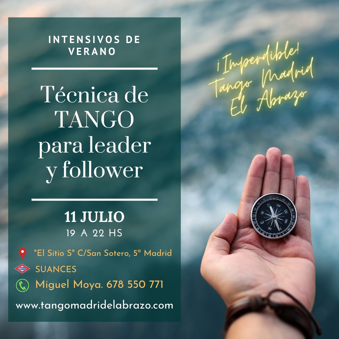 Técnica de Tango para leader y follower